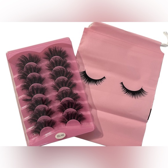 7 Pairs Dramatic 3D Mink False Eyelashes - Picture 5 of 5